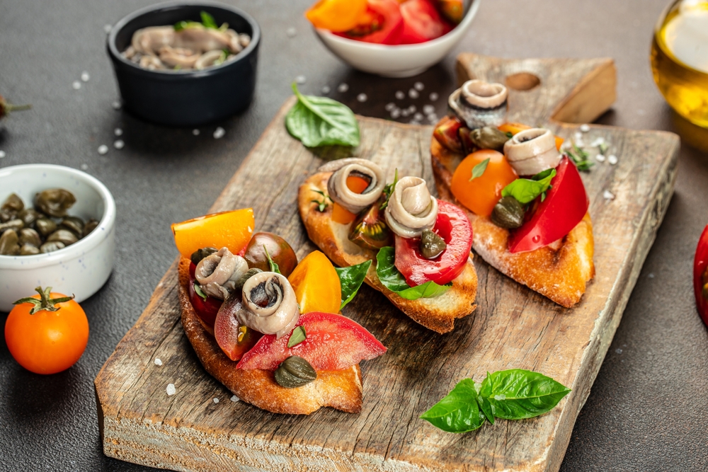 tapas tostadas mediterraneas